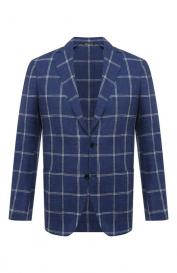 Пиджак из шерсти и хлопка Sartorio