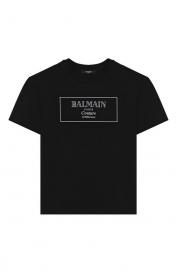 Хлопковая футболка Balmain