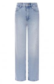 Джинсы с отделкой стразами Sasha Kim