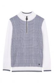 Пуловер из шелка и хлопка Stefano Ricci Junior