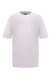 Хлопковая футболка HUGO Blue