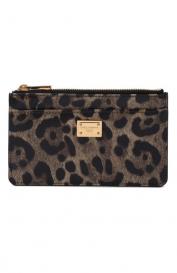 Кожаный футляр для кредитных карт Dolce&Gabbana