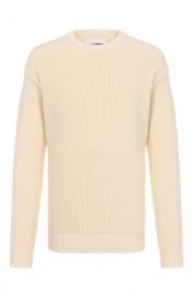 Хлопковый свитер Jil Sander
