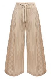 Хлопковые брюки-кюлоты Brunello Cucinelli