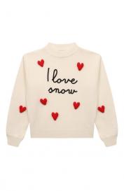 Пуловер из шерсти и вискозы MC2 Saint Barth