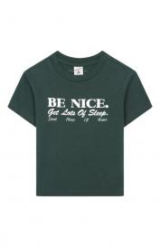 Хлопковая футболка Sporty and Rich