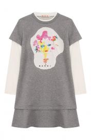 Хлопковое платье Marni