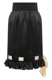 Атласная юбка Valentino