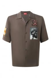 Рубашка из вискозы Diesel