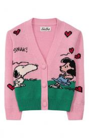 Кардиган из шерсти и вискозы MC2 Saint Barth