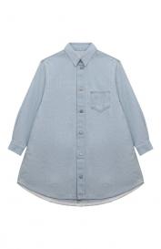 Джинсовое платье-рубашка mm6