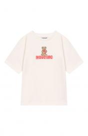 Хлопковая футболка Moschino