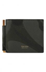 Кожаный зажим для купюр Tom Ford