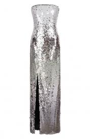 Платье с отделкой пайетками MVST