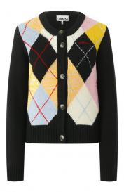 Шерстяной кардиган Ganni