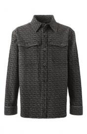 Джинсовая рубашка Balmain