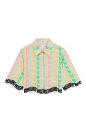 Хлопковая рубашка MSGM Kids