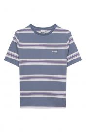 Хлопковая футболка BOSS