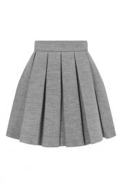 Юбка из шерсти и хлопка Balmain