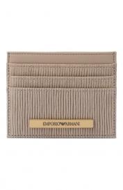 Замшевый футляр для кредитных карт Emporio Armani