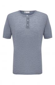 Джемпер изо льна и хлопка Il Borgo Cashmere