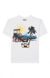 Хлопковая футболка Moschino
