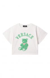 Хлопковая футболка Versace