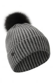 Шерстяная шапка с отделкой из соболя Black Sable