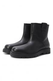 Кожаные сапоги Haddock Bottega Veneta