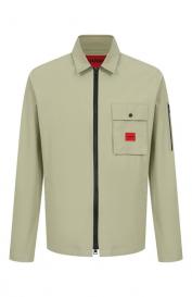 Хлопковая куртка-рубашка HUGO