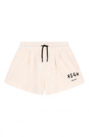 Хлопковые шорты MSGM Kids
