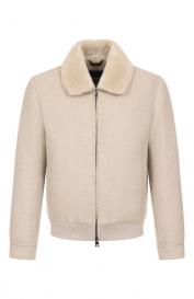 Бомбер с подкладкой из овчины ANDREA CAMPAGNA