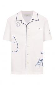 Хлопковая рубашка Dunst