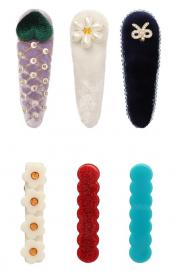 Комплект из шести заколок Pink Olivka