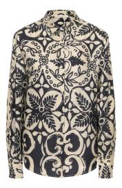 Шелковая рубашка MAURIZIO