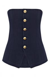 Джинсовый топ-корсет Ronan Paige