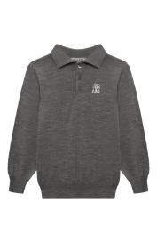 Поло из шерсти и кашемира Brunello Cucinelli