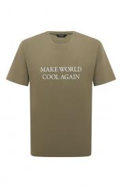 Хлопковая футболка TEE LIBRARY