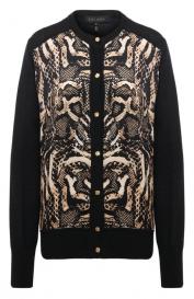 Кардиган из шерсти и шелка Escada