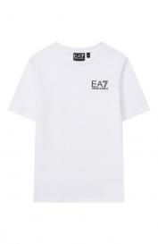 Хлопковая футболка Ea7