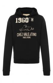 Худи из хлопка и вискозы Valentino