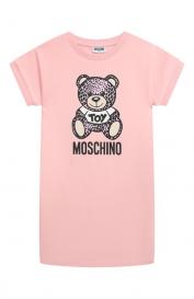 Хлопковое платье Moschino