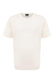 Хлопковая футболка Giorgio Armani