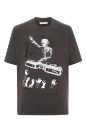 Хлопковая футболка DOMREBEL