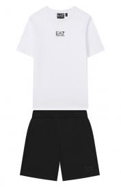 Комплект из футболки и шорт Ea7
