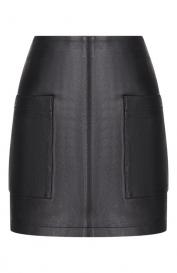 Кожаная юбка Zadig and Voltaire