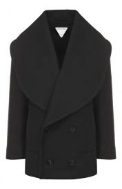 Шерстяное полупальто Bottega Veneta
