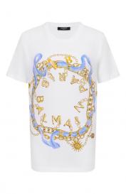 Хлопковая футболка Balmain
