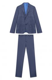 Костюм из льна и шелка Stefano Ricci Junior