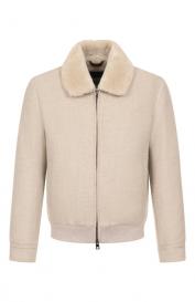 Бомбер с подкладкой из овчины ANDREA CAMPAGNA